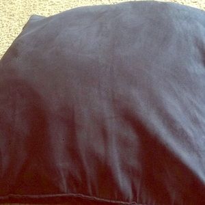 A blue pillow